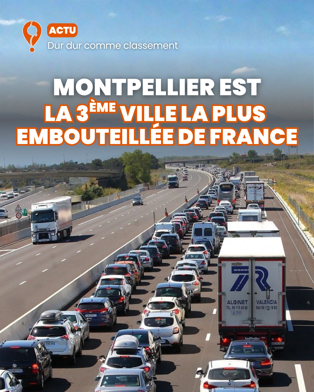 Montpellier dans les bouchons